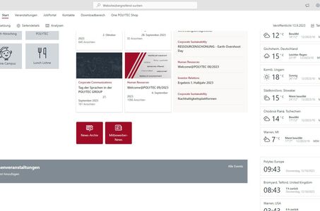 Eine zeitgemäße Intranet-Lösung