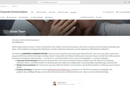 Eine zeitgemäße Intranet-Lösung