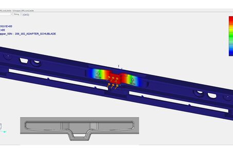 Simulation des Schubladen-Adapters